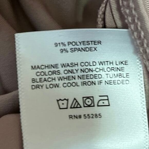 Express Pink Twist Front Sweetheart Neck Long Sleeve Thong Bodysuit Top Size S - Picture 5 of 5